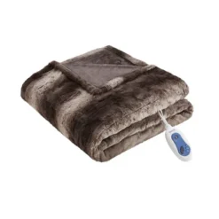 50"x70" Marselle Oversized Faux Fur Electric Throw Blanket - Beautyrest -Decora Shop GUEST e4ead527 b502 415a a5d0 d45420f9ea2b