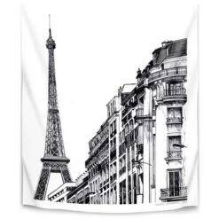 Americanflat Paris By Claudia Libenberg Wall Tapestry -Decora Shop GUEST e50032fa 6b7b 484d a79e d5b940868285