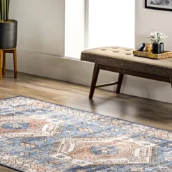 NuLOOM Mae Motif Machine Washable Area Rug -Decora Shop GUEST e731be8e c596 4348 a06e 8f10ab932cc5