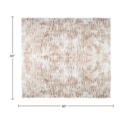 Lavish Home 60x80 Jacquard Faux Fur Blanket -Decora Shop GUEST e765adba c8db 4a15 9c88 dc37d955ccaf
