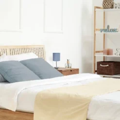 11.81" Traditional Petite Metal Stick Bedside Table Desk Lamp In Chrome With Fabric Shade Purple - Creekwood Home -Decora Shop GUEST e76f0674 d956 4a77 80b4 c1110fe5b1c1