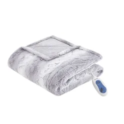 50"x70" Marselle Oversized Faux Fur Electric Throw Blanket - Beautyrest -Decora Shop GUEST e96ba439 d382 410a ba46 3943f795e5d2