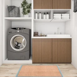 World Rug Gallery Natural Border Anti-Fatigue Standing Mat -Decora Shop GUEST e9a8c809 b075 45e4 8952 422840321972