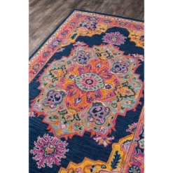 3'x5' Ibiza Naomi Accent Rug Navy - Momeni