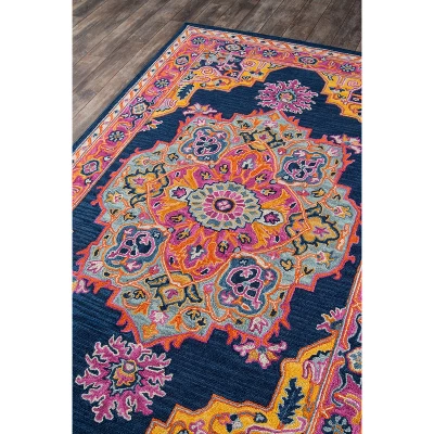 3'x5' Ibiza Naomi Accent Rug Navy - Momeni 1 3'x5' Ibiza Naomi Accent Rug Navy - Momeni