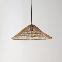 20.25" 1-Light Nova Farmhouse Coastal Rattan LED Pendant Brown - JONATHAN Y -Decora Shop GUEST ecd4c9f1 bed6 49d7 bca7 e40bb2a10887