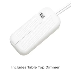 360 Lighting Karla Art Deco Style Table Lamps 25" High Set Of 2 Brushed Nickel With USB Charging Port And Table Top Dimmers White Fabric Drum For Desk -Decora Shop GUEST ee8d7252 b8ab 441a af1f 23922c0a3f03