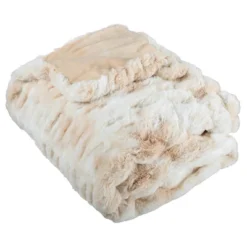 Lavish Home 60x80 Jacquard Faux Fur Blanket -Decora Shop GUEST ef7505b0 90c5 4b0e 8fc7 163014bb9146