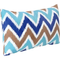 Sunnydaze Decor Sunnydaze Indoor/Outdoor Weather-Resistant Polyester Lumbar Decorative Pillow With Zipper Closure - 2pk -Decora Shop GUEST f132a432 d9a4 44d1 a81d 1380387b2c1a