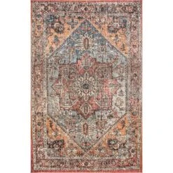 NuLOOM Traditional Amber Medallion Area Rug -Decora Shop GUEST f5c2693f d5f2 4ebd 874a 1d3452bcae94