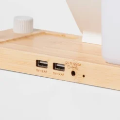 Desk Lamp With Wireless Charging And Storage Compartment (Includes LED Light Bulb) - Brightroom™ -Decora Shop GUEST f6295c79 afb9 4206 9400 baa48ad6c2c3