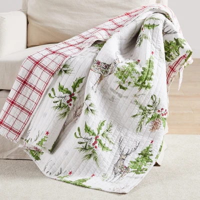 Sleigh Bells Holiday Quilted Throw Multi Color - Villa Lugano -Decora Shop GUEST f6b6592c 65fd 44a5 8bca a93b2685b461