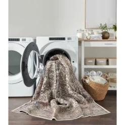 Nourison Washable Brilliance Traditional Vintage Indoor Rug 11 Nourison Washable Brilliance Traditional Vintage Indoor Rug -Decora Shop GUEST f9123eee 9c95 47c1 bd86 f8f1bca03b37