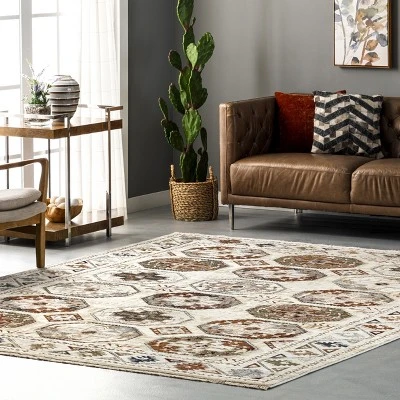 NuLOOM Astrid Traditional Motif Fringe Area Rug 1 NuLOOM Astrid Traditional Motif Fringe Area Rug