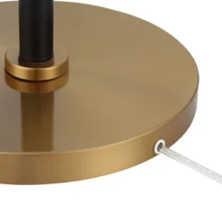 Possini Euro Design Quatro Mid Century Modern Tree Floor Lamp 71" Tall Black Gold Metal 4 Light Frosted Glass Cone Shade For Living Room Bedroom House -Decora Shop GUEST fbb92ddf c0bb 4f5d 938f 88119d50b7aa