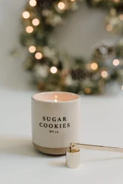 Sweet Water Decor Sugar Cookies 12oz Cream Stoneware Candle -Decora Shop GUEST ff6a42fa ff64 4978 8f15 9606516972c8